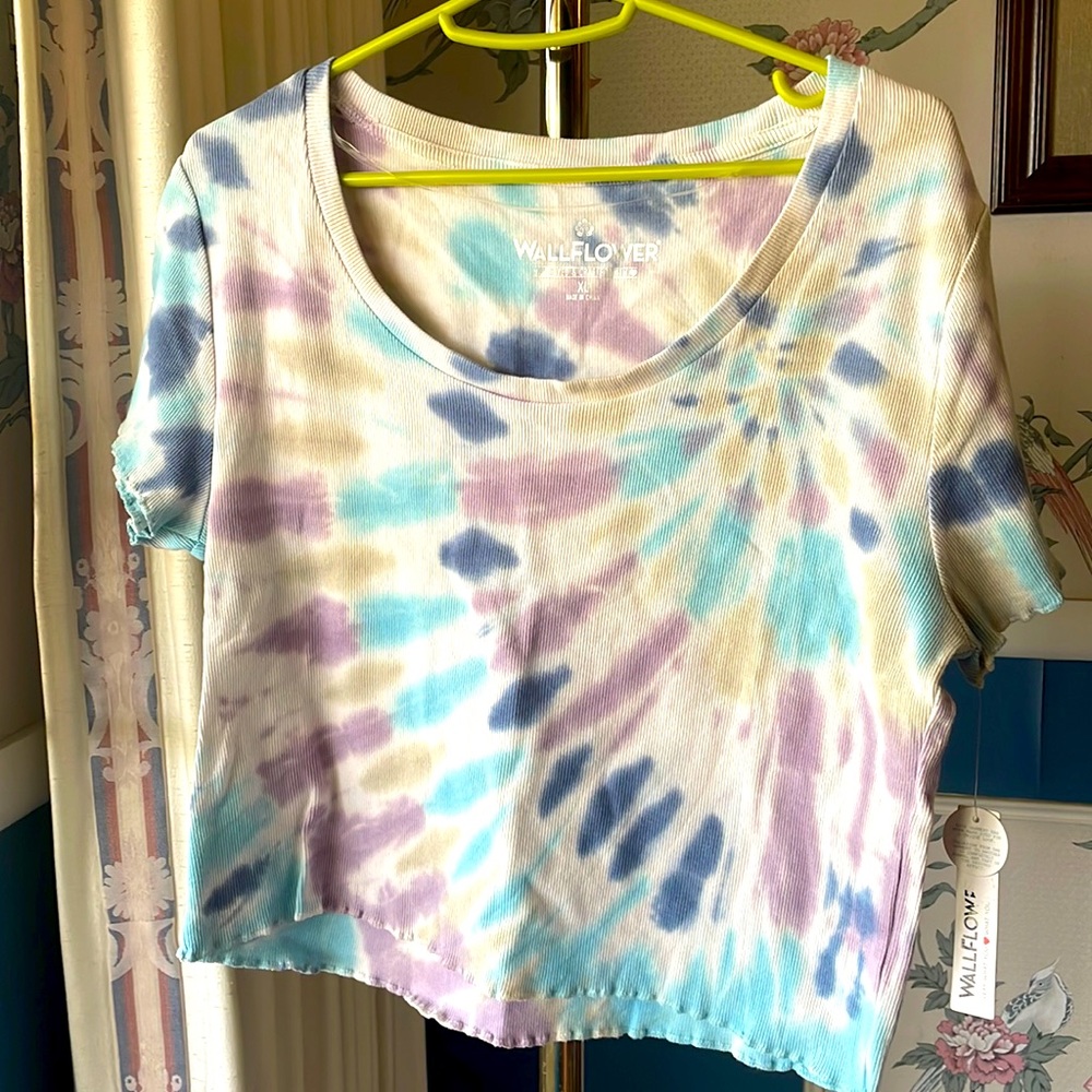 ??Wallflower crop top XL tie dyed hand dyed extra large